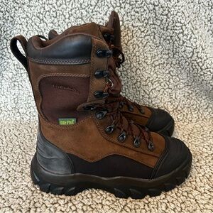 CABELA'S Dry-Plus Womens Boots SZ 9 D 83-0508 Brown Lace Up Winter Cabelas Snow